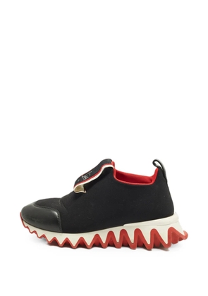 Christian Louboutin Pre-Owned Tiketa leather sneakers - Black