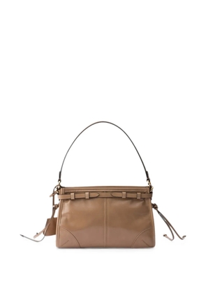 Prada Bonnie small leather handbag - Neutrals