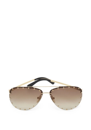 Louis Vuitton Pre-Owned The Party pilot sunglasses - Gold