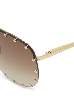 Louis Vuitton Pre-Owned The Party pilot sunglasses - Gold