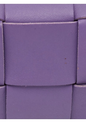 Bottega Veneta Pre-Owned Intrecciato Cassette crossbody bag - Purple