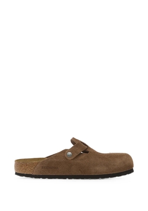 Birkenstock Boston buckle-fastening mules - Brown