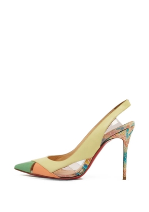 Christian Louboutin Pre-Owned Air Chance slingback pumps - Yellow