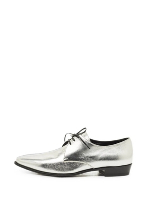 Celine Pre-Owned lace-up oxford shoes - Silver