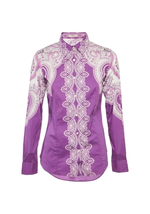 Etro Pre-Owned paisley-print shirt - Purple