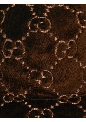 Gucci Pre-Owned GG velvet baseball cap - Brown