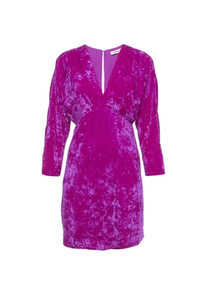 SANDRO V-neck mini dress - Pink