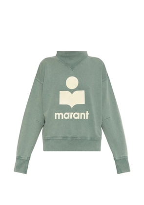 MARANT ÉTOILE Moby logo-print sweatshirt - Green