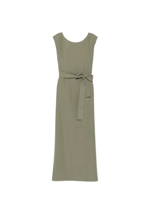 MOUTAKI belted maxi dress - Green