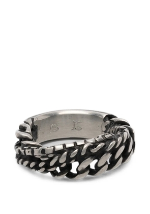 WERKSTATT:MÜNCHEN curb-chain ring - Silver