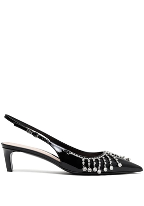 Gucci rhinestone-embellished pumps - Black