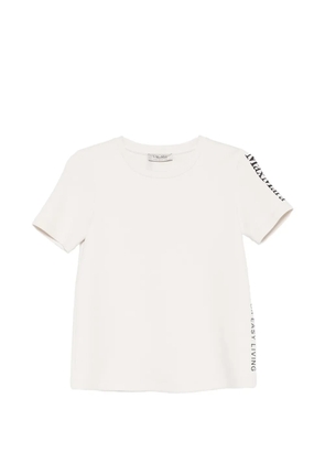 'S Max Mara Nancy logo-print T-shirt - Neutrals