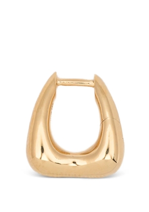 Maria Black Satchel Bend Huggie earrings - Gold