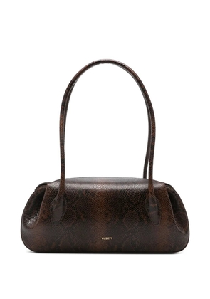 Yuzefi snakeskin-effect shoulder bag - Brown