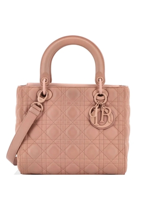 Christian Dior Pre-Owned Ultra Matte Lady Dior Bag Cannage Quilt Calfskin Medium satchel - Neutrals