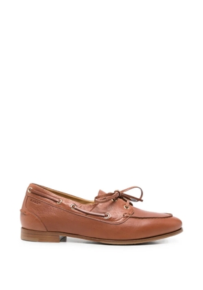 Bally lace-up leather derby shoes - Brown