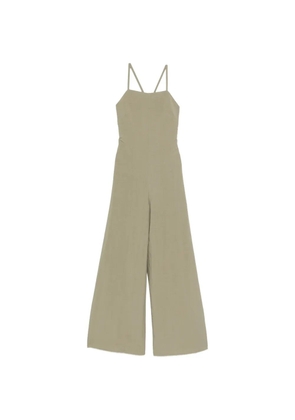 MOUTAKI cross-back wide-leg jumpsuit - Green