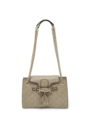 Gucci Pre-Owned Emily leather shoulder bag - Grey