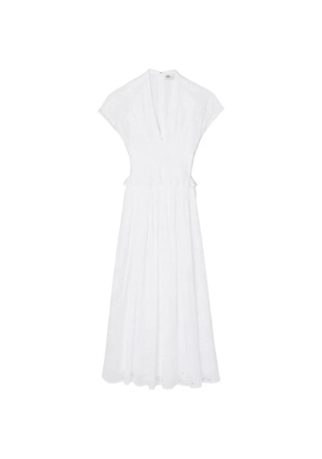 Tory Burch eyelet cotton dress - White