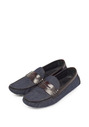 Louis Vuitton Pre-Owned Monte Carlo denim loafers - Blue