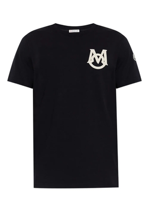 Moncler logo-patch T-shirt - Blue