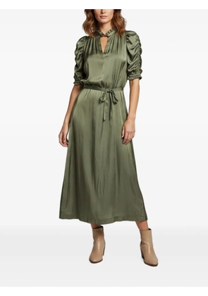 Zadig&Voltaire Ray puff-sleeve midi dress - Green