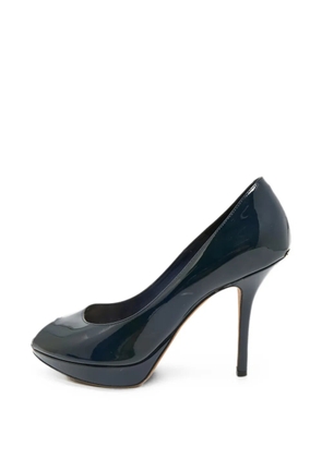 Christian Dior Pre-Owned Miss Dior peep-toe pumps - Blue