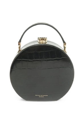 Aspinal Of London Hat Box leather tote bag - Black