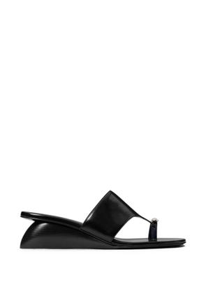 Tory Burch Pierced wedge sandals - Black
