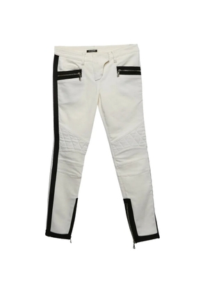 Balmain Pre-Owned slim-fit jeans - White