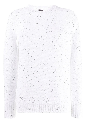 Lorena Antoniazzi sequin detailing sweater - White