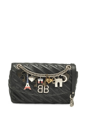 Balenciaga Pre-Owned BB Paris charm shoulder bag - Black
