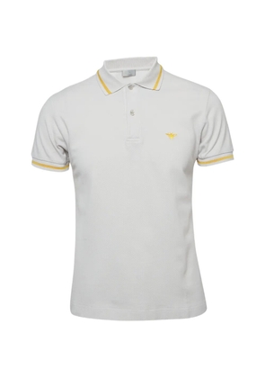Christian Dior Pre-Owned bee-embroidered pique polo shirt - Grey