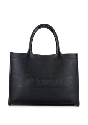 Christian Dior Pre-Owned Book Oblique Embossed Calfskin Medium tote bag - Black