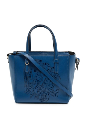Ferragamo Pre-Owned Bonnie laser-cut tote bag - Blue