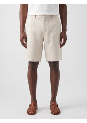 LARDINI Shorts Men color Nude
