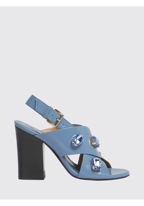 MARNI Heeled Sandal Woman color Blue