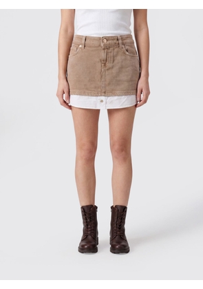 7 FOR ALL MANKIND Skirt Woman color Beige