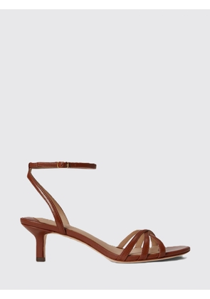 LAUREN RALPH LAUREN Kendyl Sheepskin Leather Stiletto Heel Sandals