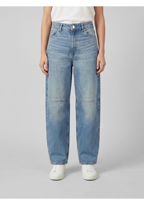 GANNI Jeans Woman color Blue
