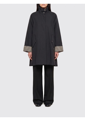 OOF WEAR Single-Breasted Knee-Length Technical Fabric Trench Coat with Classic Collar