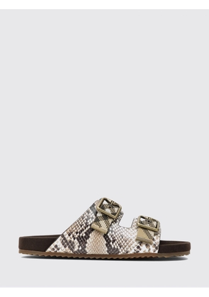 BURBERRY Heeled Sandal Woman color Multicolor