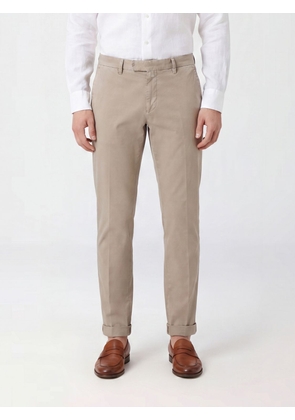 BRIGLIA 1949 Slim Fit Chino Trousers in a Cotton and Tencel Blend with Slant Pockets