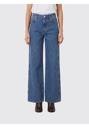 BALMAIN Jeans Woman color Blue