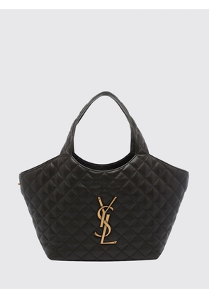 SAINT LAURENT Icare Quilted Nappa Leather Tote Bag with YSL Monogram