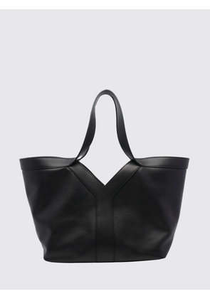 SAINT LAURENT Small Y Tote Bag in Smooth Calfskin with Tone-on-Tone Logo