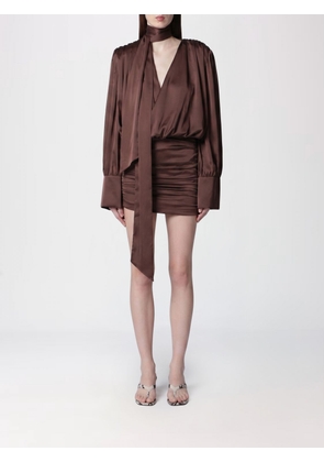 ROTATE Dress Woman color Brown