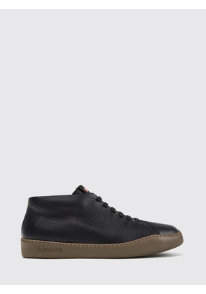 CAMPER Peu Touring Mid Top Slip-On Sneakers in Natural Grain Leather