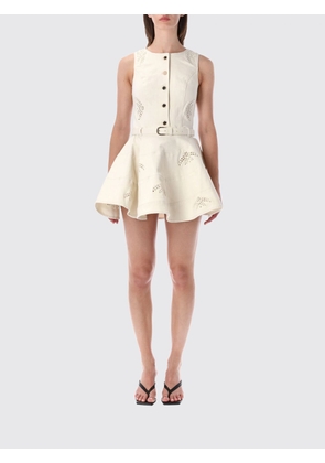 SELF-PORTRAIT Dress Woman color Cream