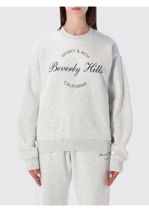 SPORTY & RICH Sweatshirt Woman color Grey